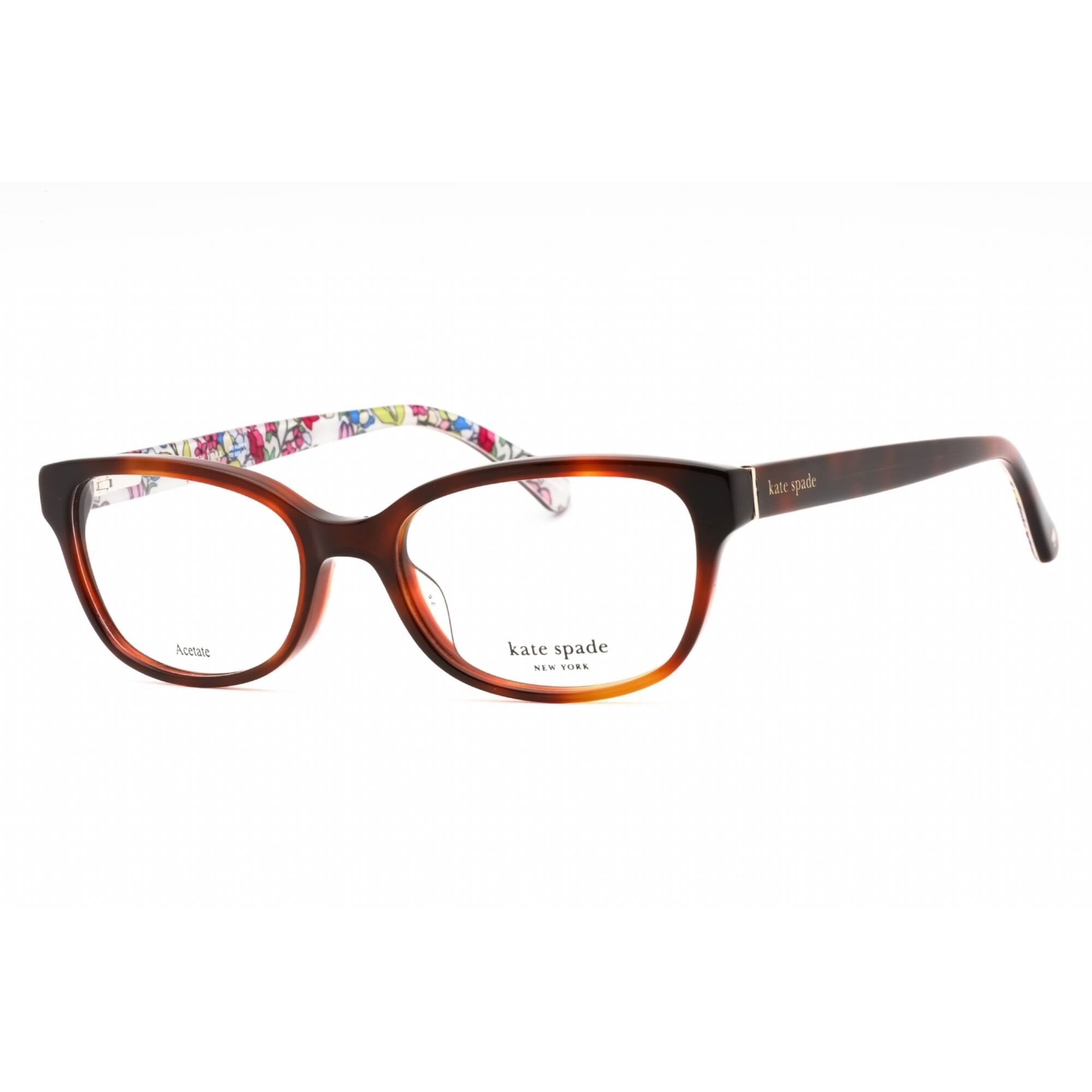 Kate Spade Women's Eyeglasses - Pattern Havana Plastic Oval Frame | VIOLETTE 0H7P 00
