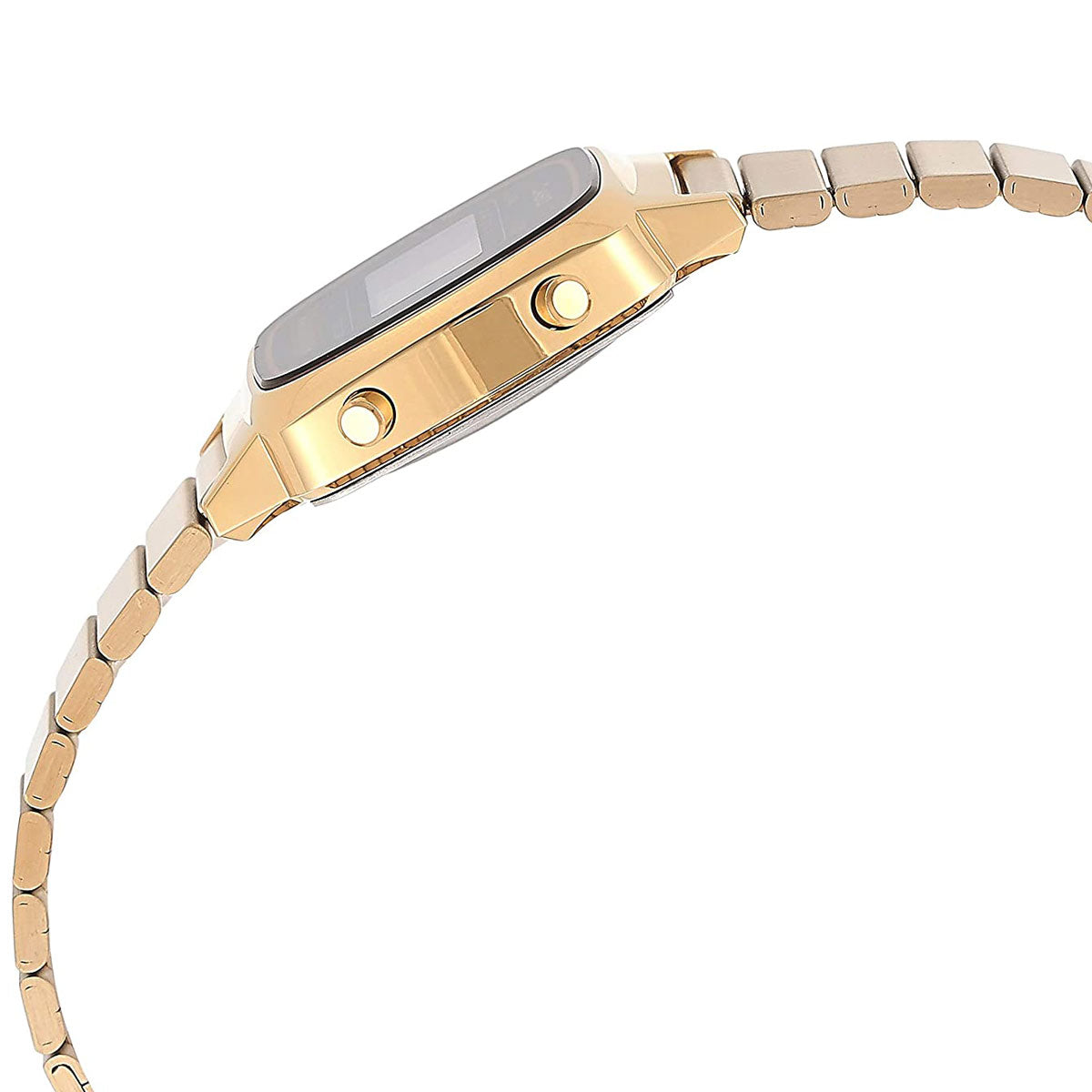 Casio Women's Classic Casual Sports Vintage Alarm Gold Tone Steel Bracelet Digital Watch | LA670WGA-1