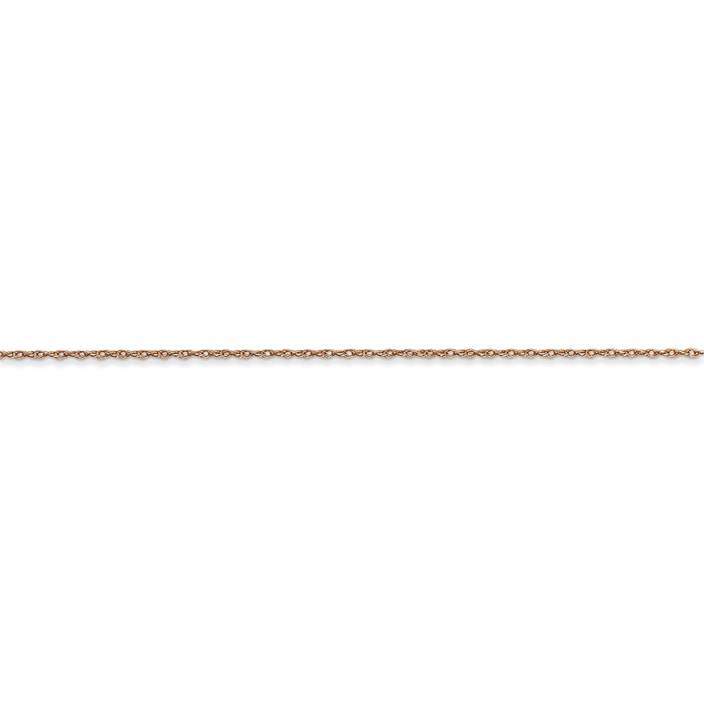14k Rose Gold .5 mm Cable Rope Chain (CARDED) | 5RR