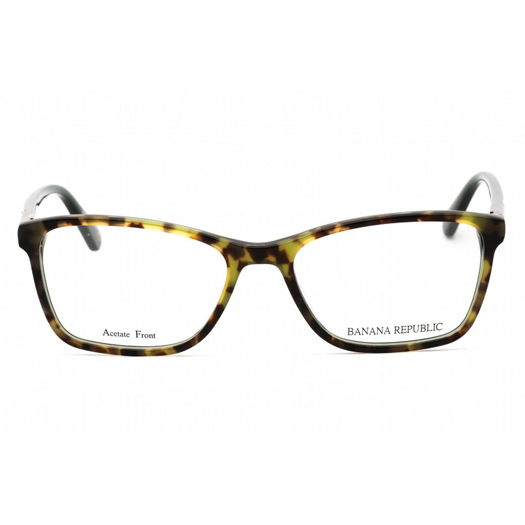Banana Republic Women's Eyeglasses - Olive Havana Square Shape Frame | BR 207 0G1U 00