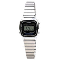 Casio Women's Classic Sports Grey Digital Dial Steel Bracelet Alarm Watch | LA670WA-1
