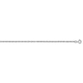 14K White Gold 1.35mm Carded Cable Rope Chain | 10RW