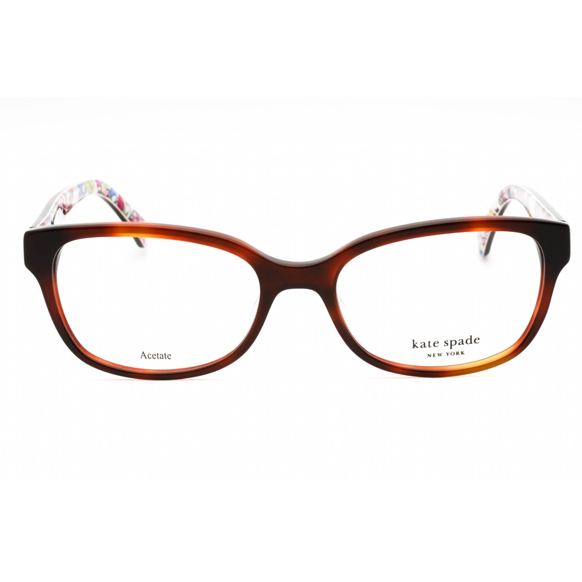 Kate Spade Women's Eyeglasses - Pattern Havana Plastic Oval Frame | VIOLETTE 0H7P 00
