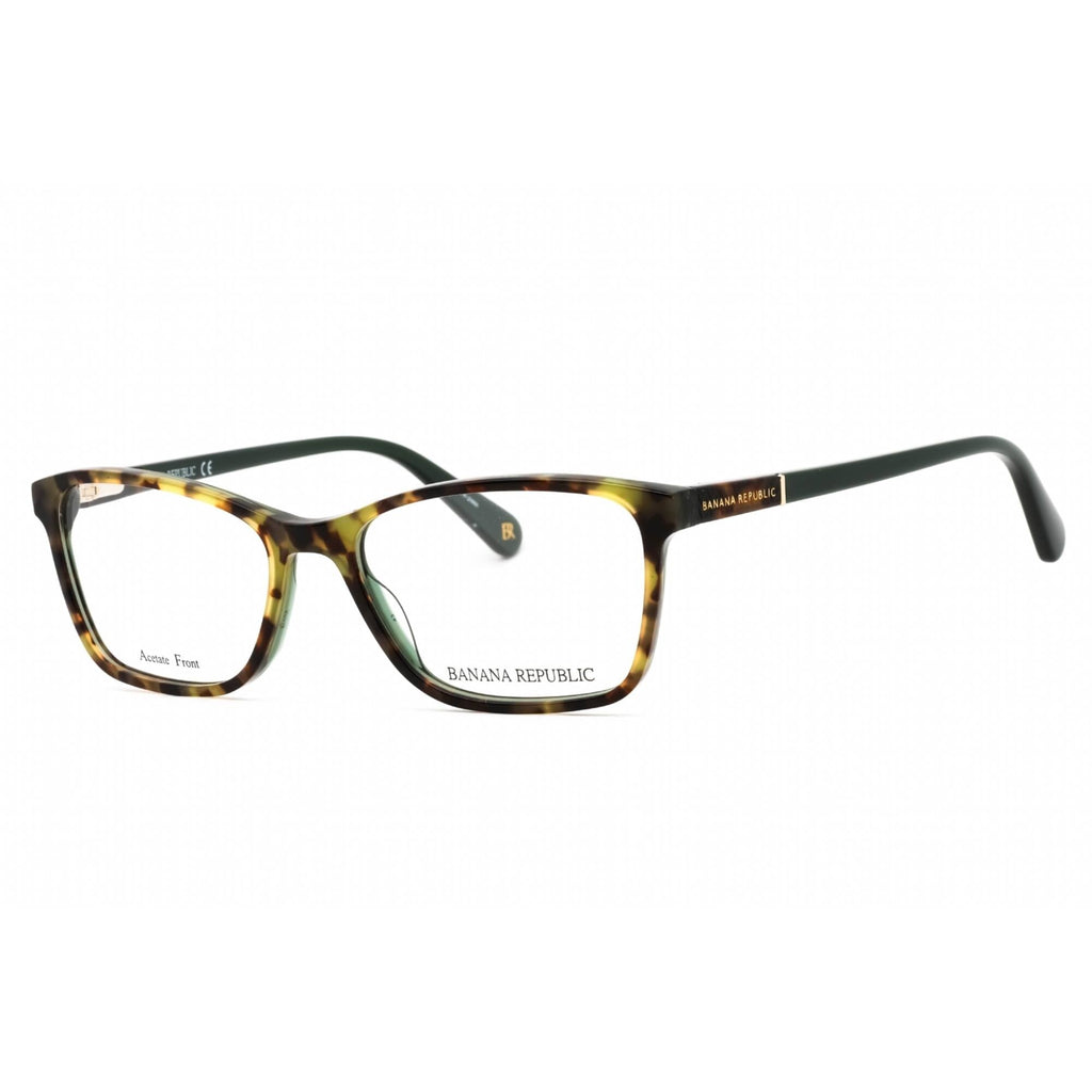 Banana Republic Women's Eyeglasses - Olive Havana Square Shape Frame | BR 207 0G1U 00