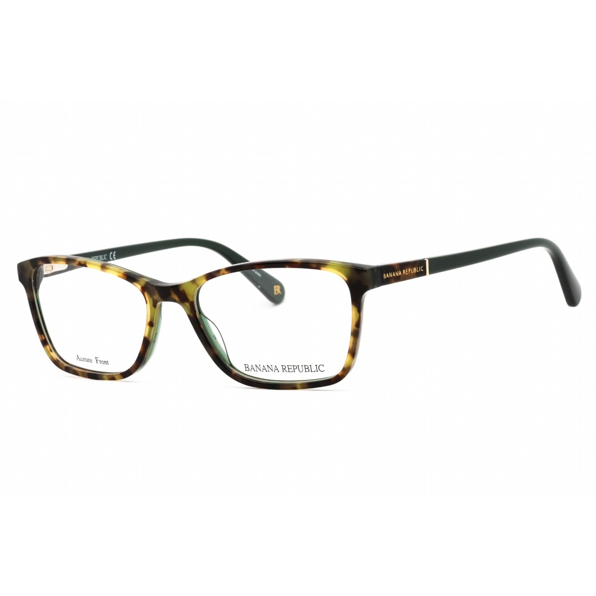 Banana Republic Women's Eyeglasses - Olive Havana Square Shape Frame | BR 207 0G1U 00