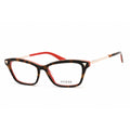 Guess Women's Eyeglasses - Clear Lens Dark Havana Plastic Cat Eye Frame | GU2797 052