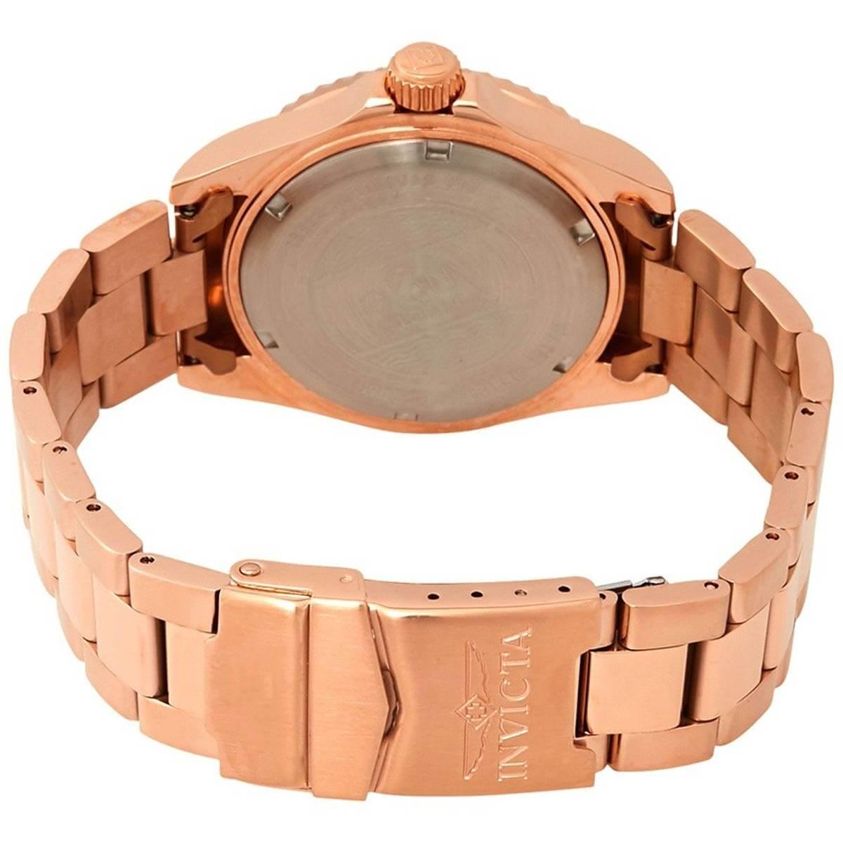 Invicta Women's Quartz Watch - Angel Crystal White MOP Dial Rose Gold Bracelet | 24615