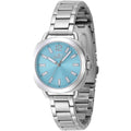 Invicta Women's Quartz Watch - Wildflower Light Blue Dial Silver Tone Bracelet | 47325