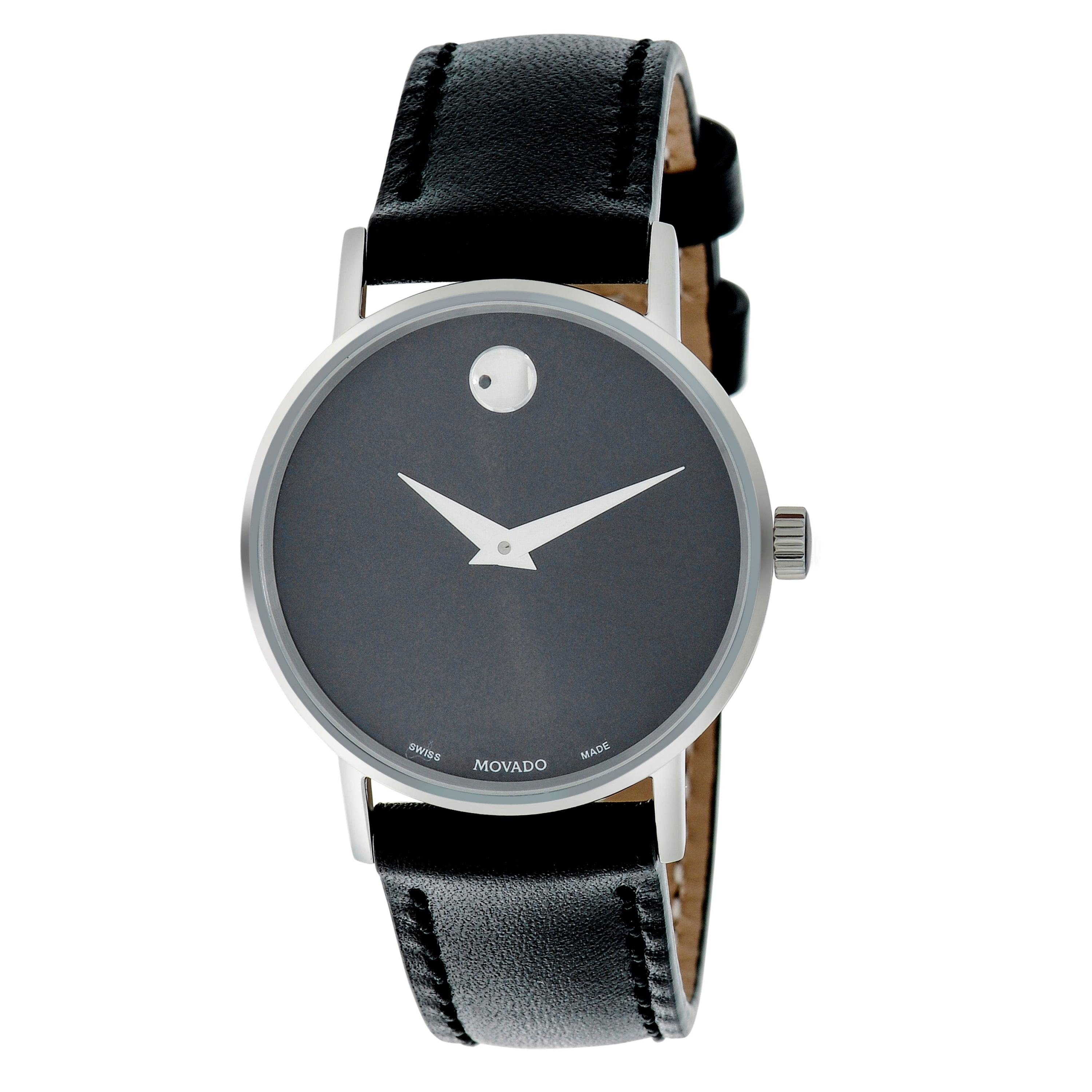 Movado Museum Classic Stainless Steel Blue Dial Women's Quartz Watch 607318