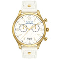 Movado Unisex Strap Watch - Heritage Calendoplan Chronograph White Dial | 3650026