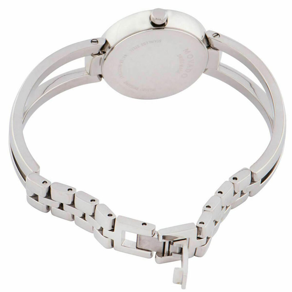 Movado Women's Quartz Watch - Amorosa Black Dial Stainless Steel Bracelet | 0607131