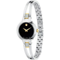 Movado Women's Quartz Watch - Amorosa Two Tone Steel Bracelet Diamond | 0607185