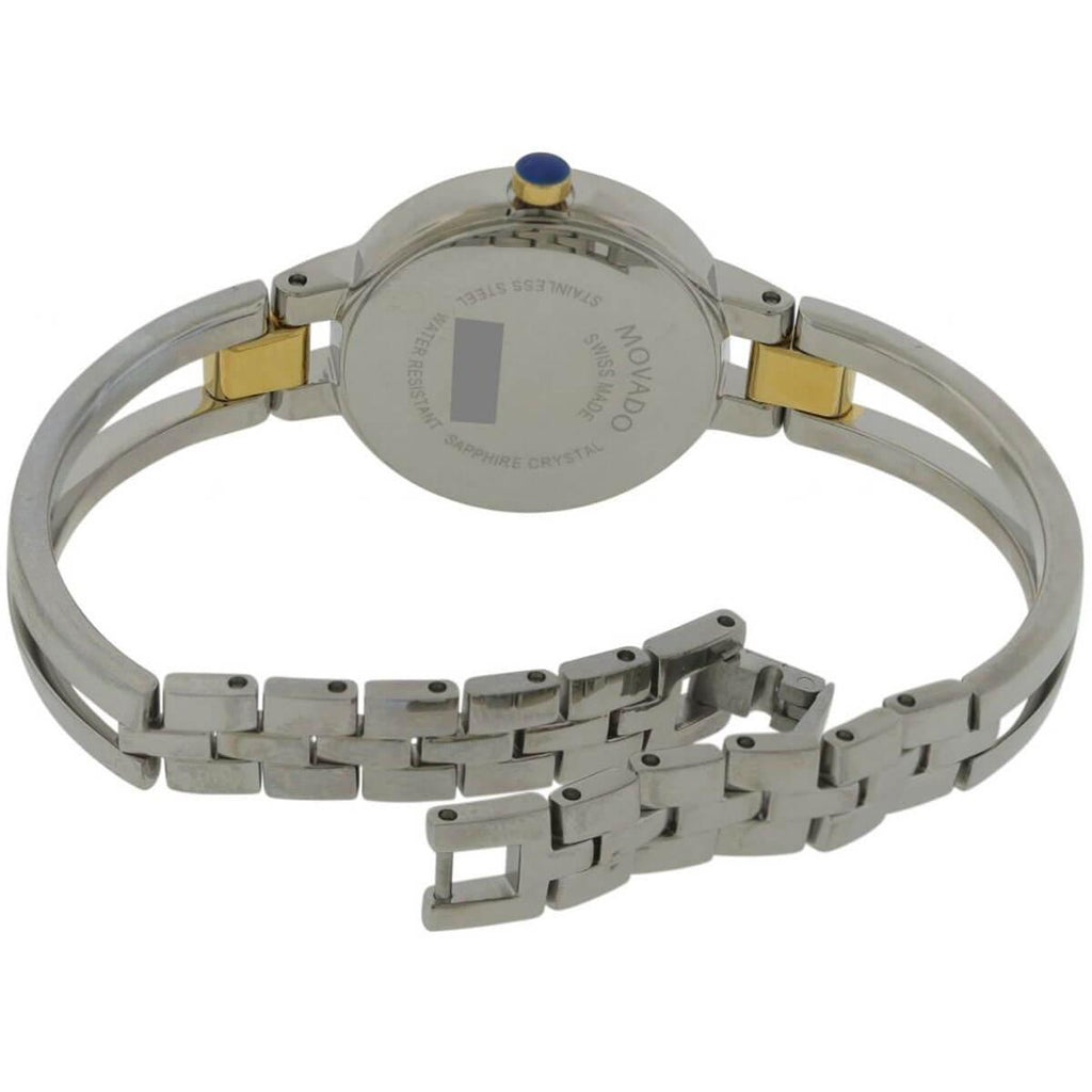 Movado Women's Quartz Watch - Amorosa Two Tone Steel Bracelet Diamond | 0607185