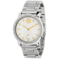 Movado Women's Quartz Watch - Bold Crystal Bezel Silver Tone Dial Bracelet | 3600617