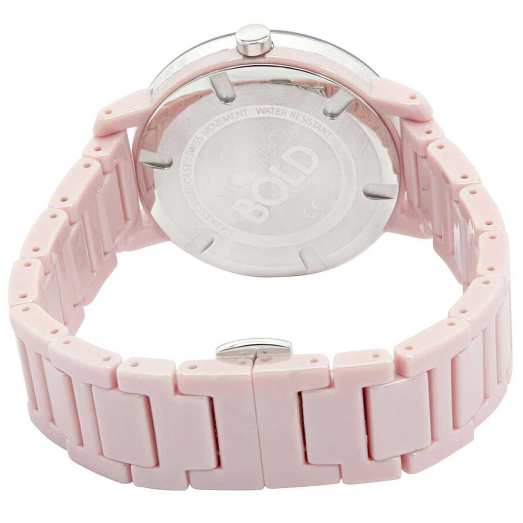 Movado Women's Quartz Watch - Bold Evolution Blush Dial Ceramic Bracelet | 3600709