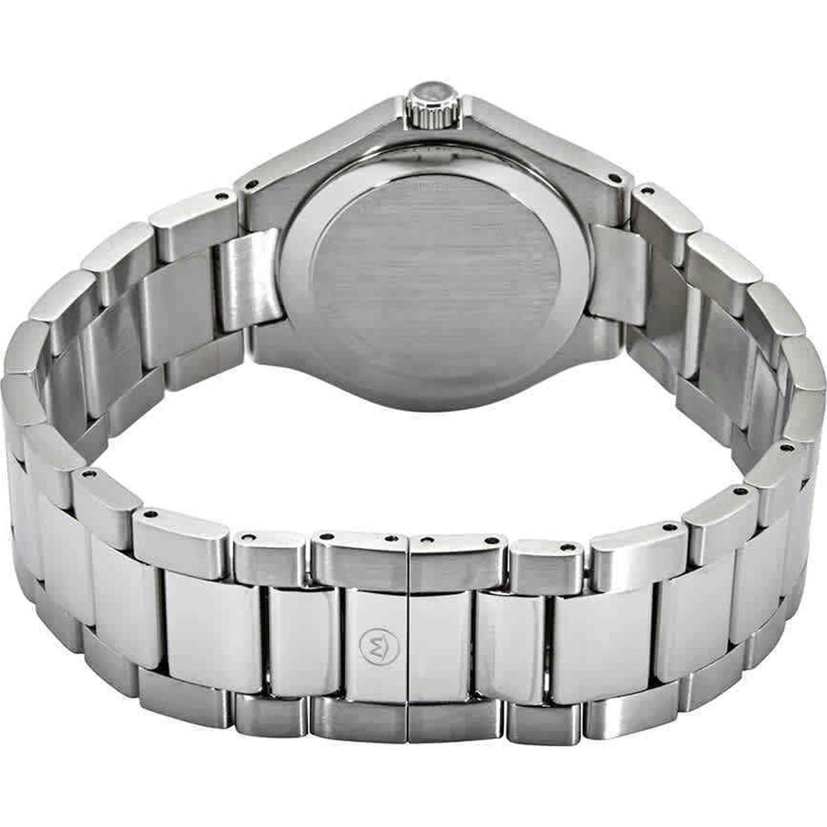 Movado Women's Quartz Watch - Defio Black Dial Stainless Steel Bracelet | 0607309