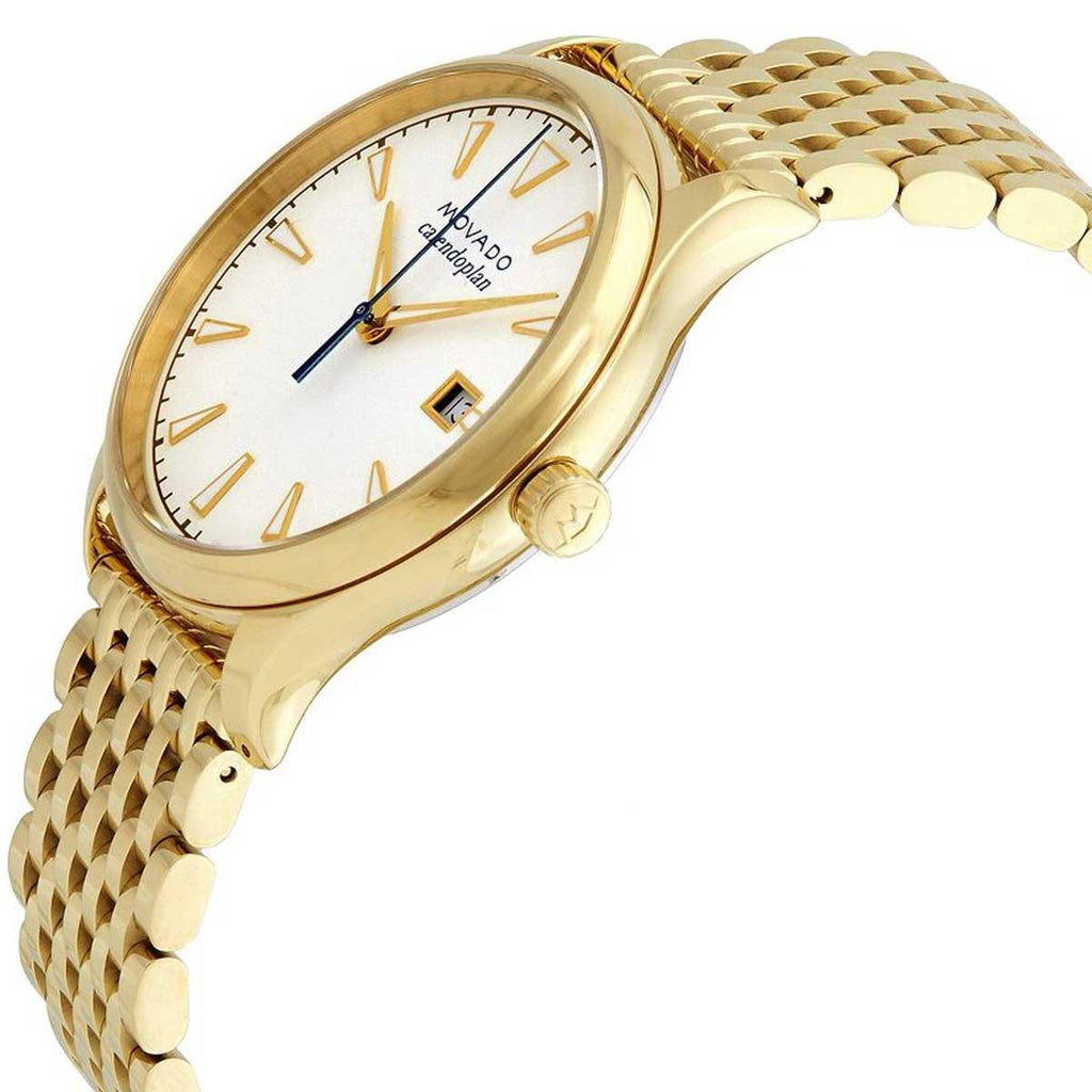 Movado Women's Quartz Watch - Heritage Calendoplan Yellow Gold Bracelet | 3650046