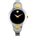 Movado Women's Quartz Watch - Kara Black Dial Stainless Steel Bracelet | 0606948