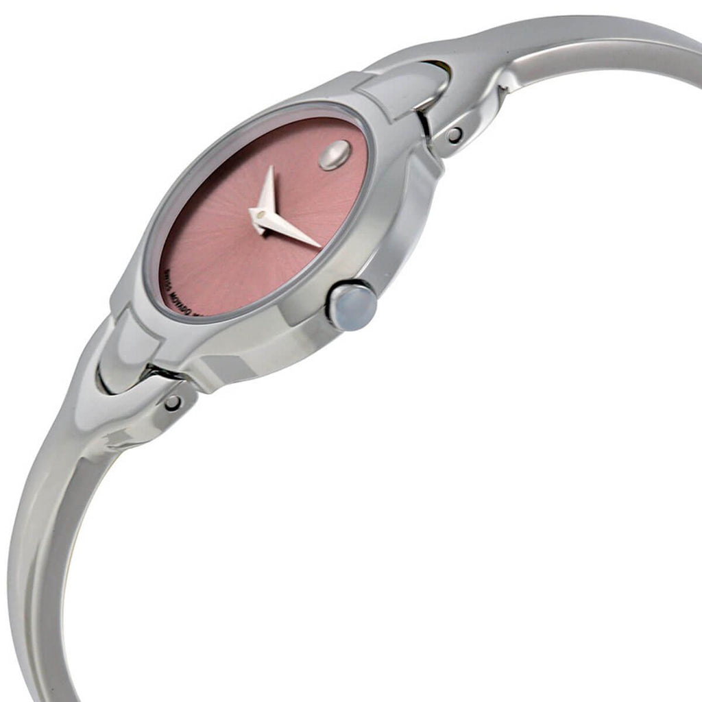 Movado Women's Quartz Watch - Kara Pink Dial Stainless Steel Bracelet | 0605284