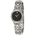 Movado Women's Quartz Watch - Museum Black Museum Dial Steel Bracelet | 0606368