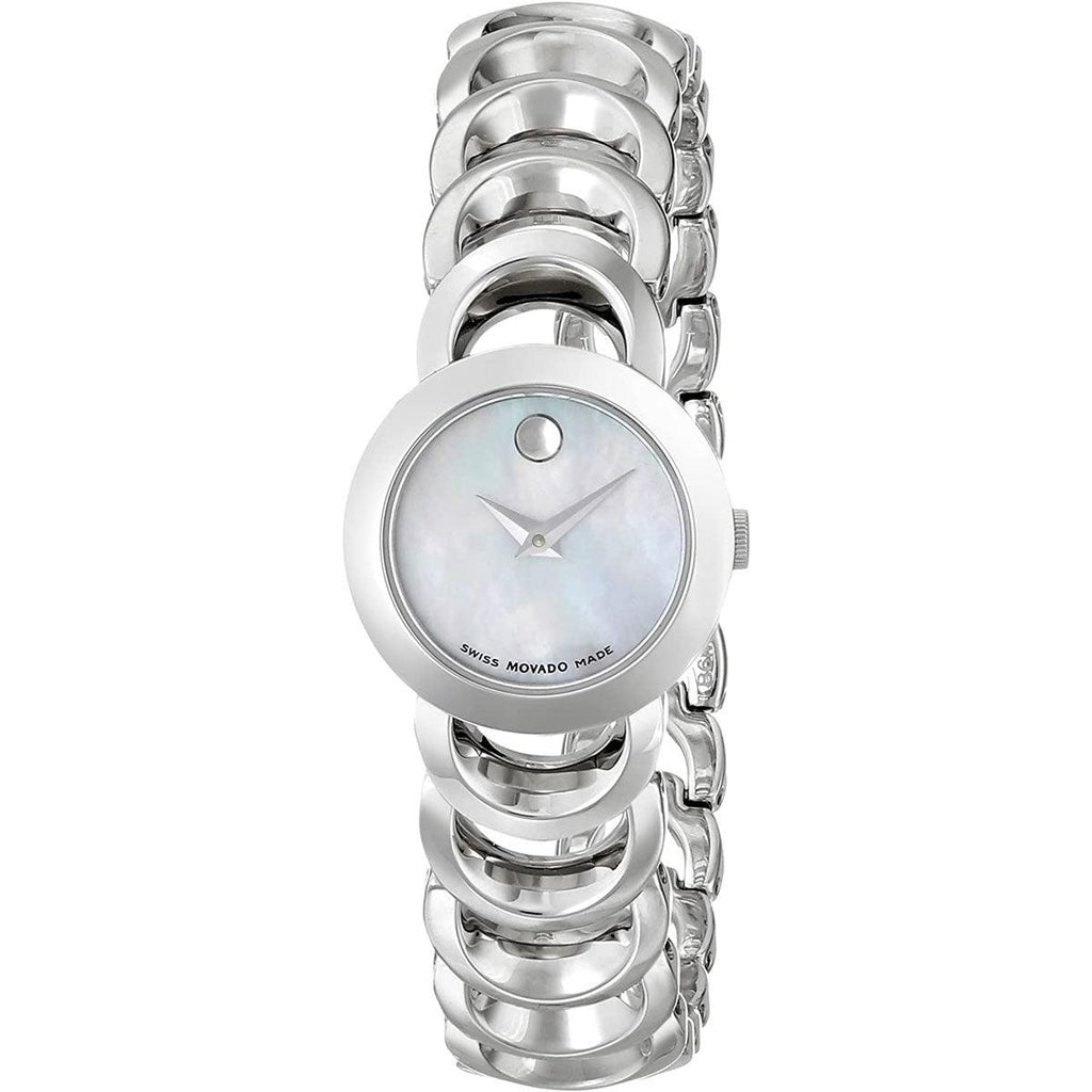 Movado Women's Quartz Watch - Rondiro Mother of Pearl Dial Steel Bracelet | 0606249