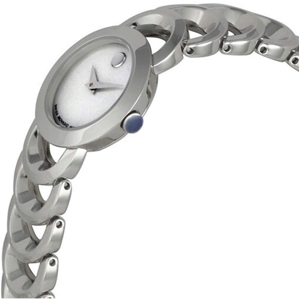 Movado Women's Quartz Watch - Rondiro Mother of Pearl Dial Steel Bracelet | 0606249