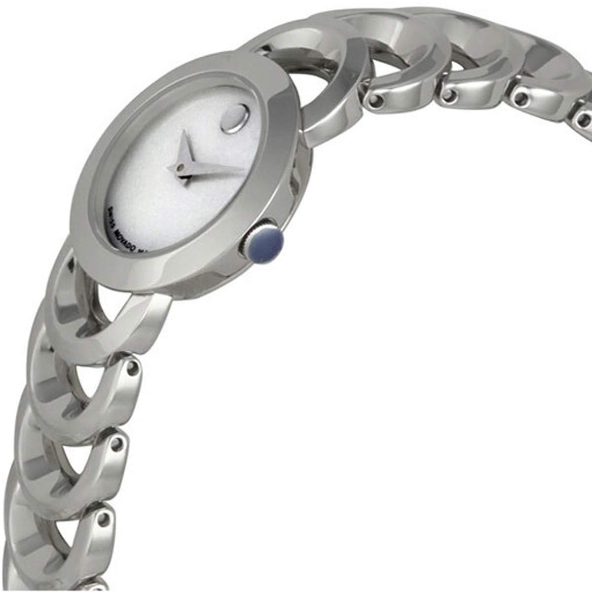 Movado Women's Quartz Watch - Rondiro Mother of Pearl Dial Steel Bracelet | 0606249