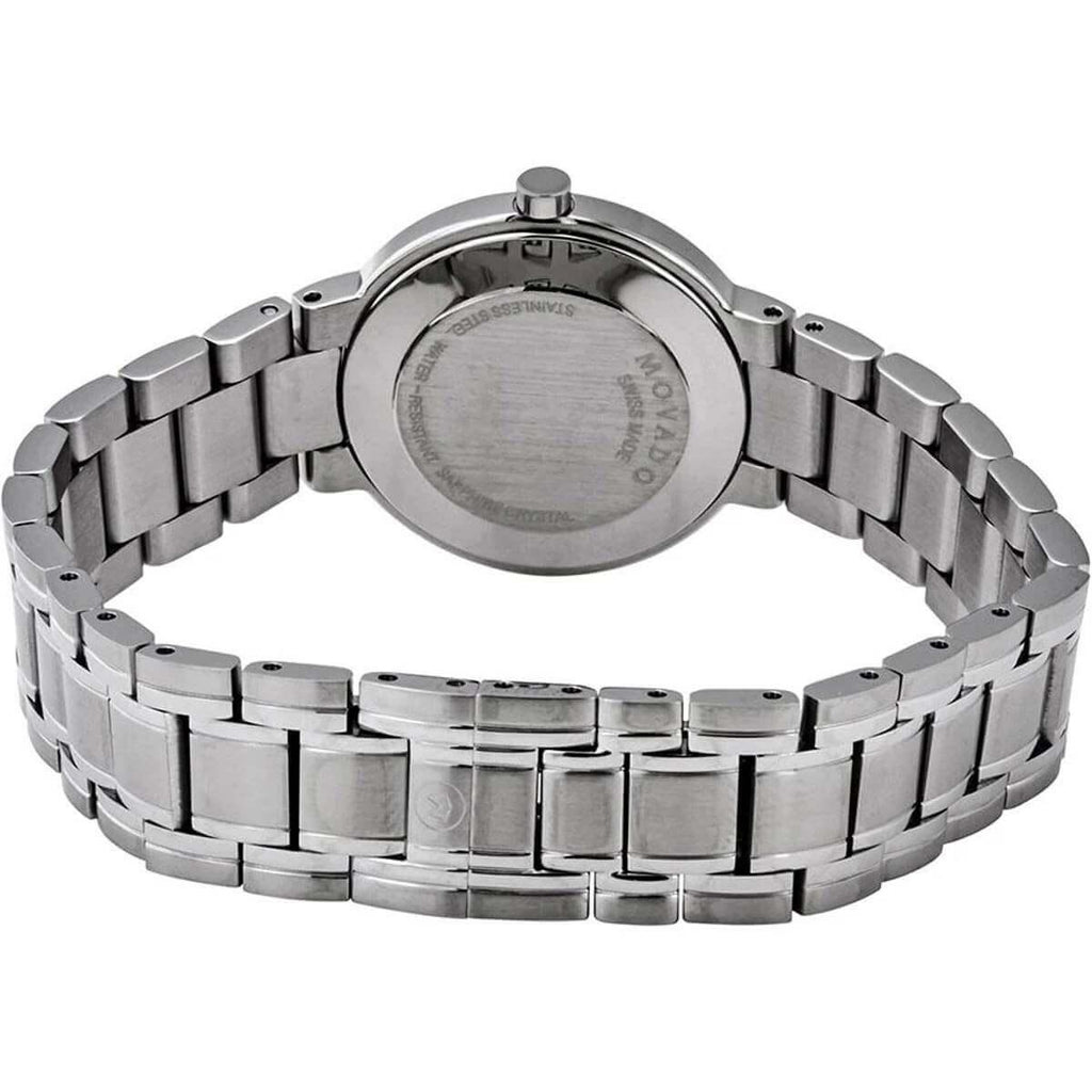 Movado Women's Quartz Watch - Stiri Black Dial Stainless Steel Bracelet | 0607280