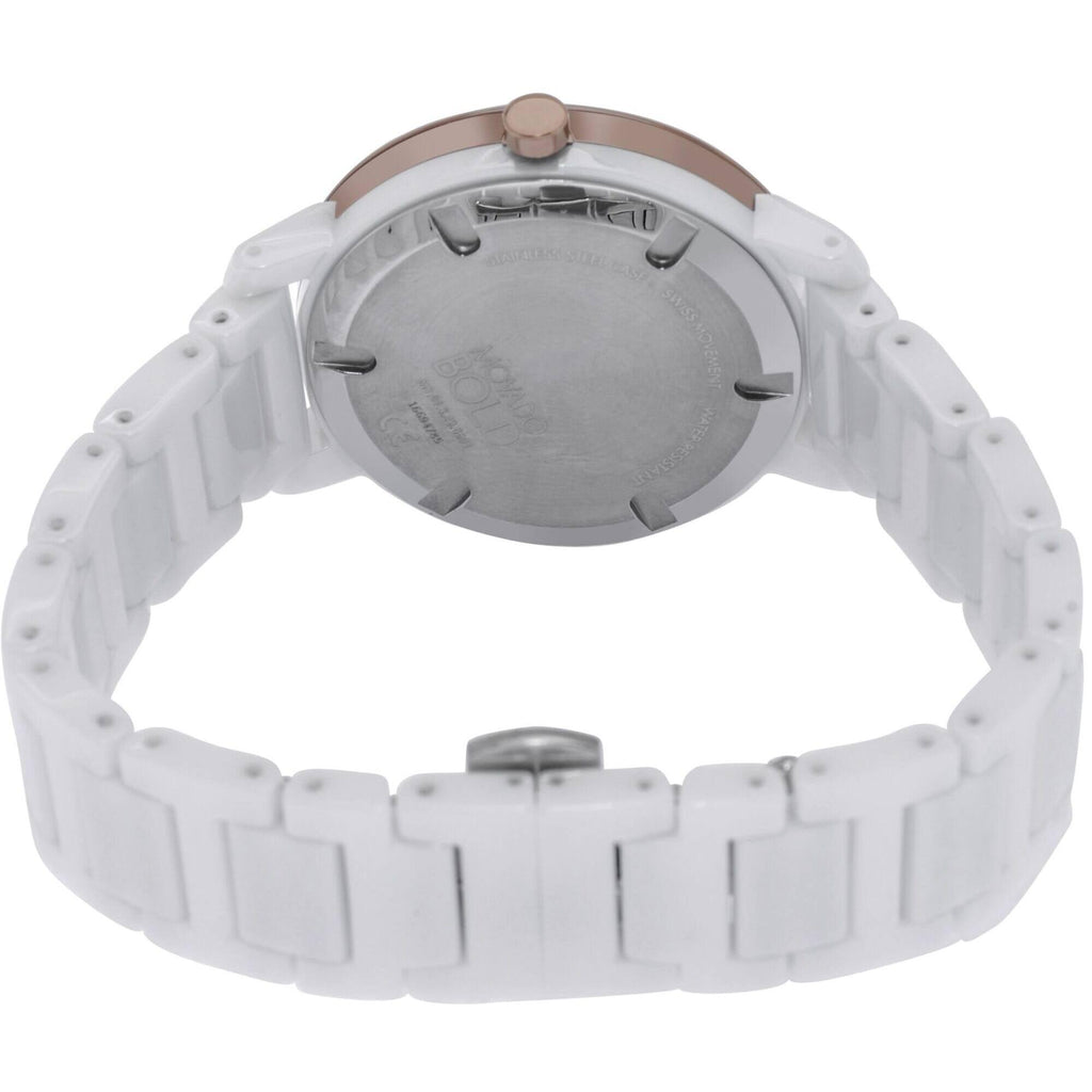 Movado Women's Watch - Bold Evolution Swiss Quartz White Ceramic Bracelet | 3600753