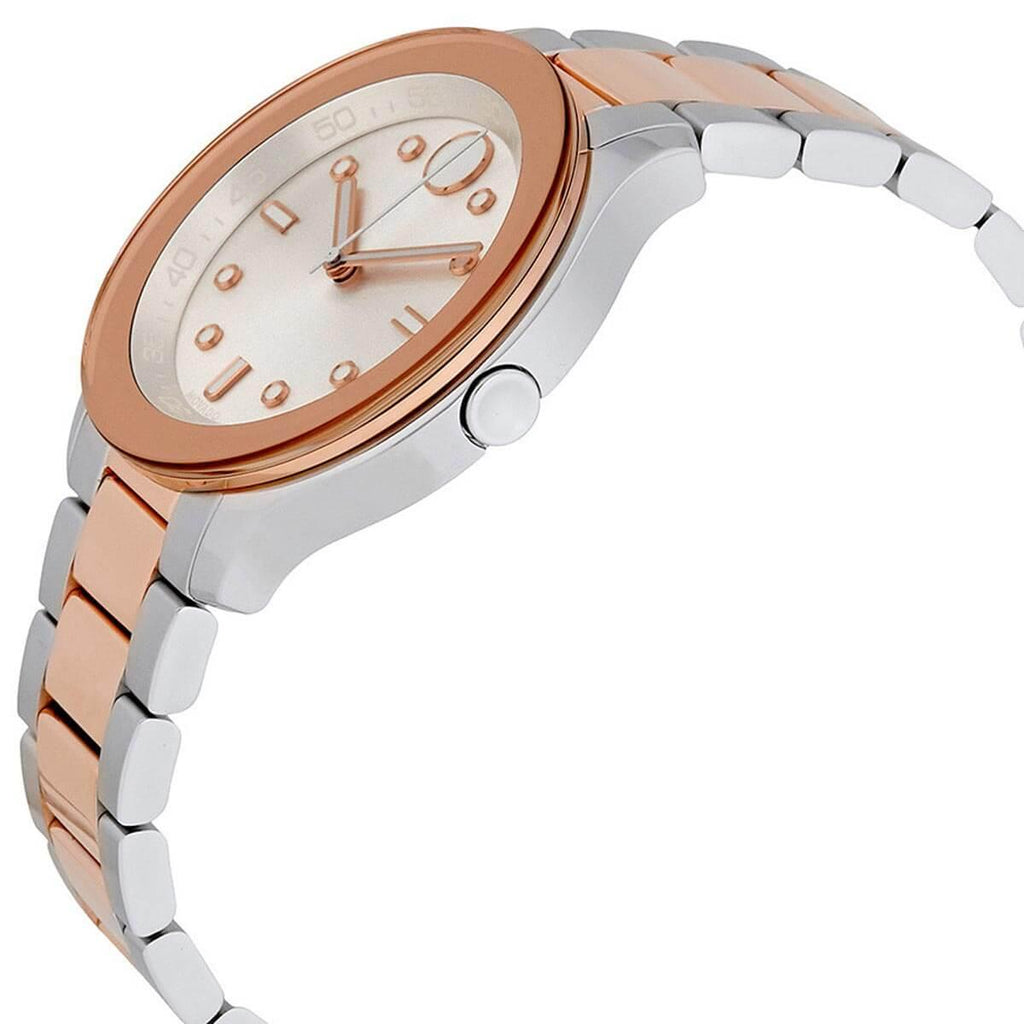 Movado Women's Watch - Bold Quartz Silver Tone Dial Two Tone Bracelet | 3600430