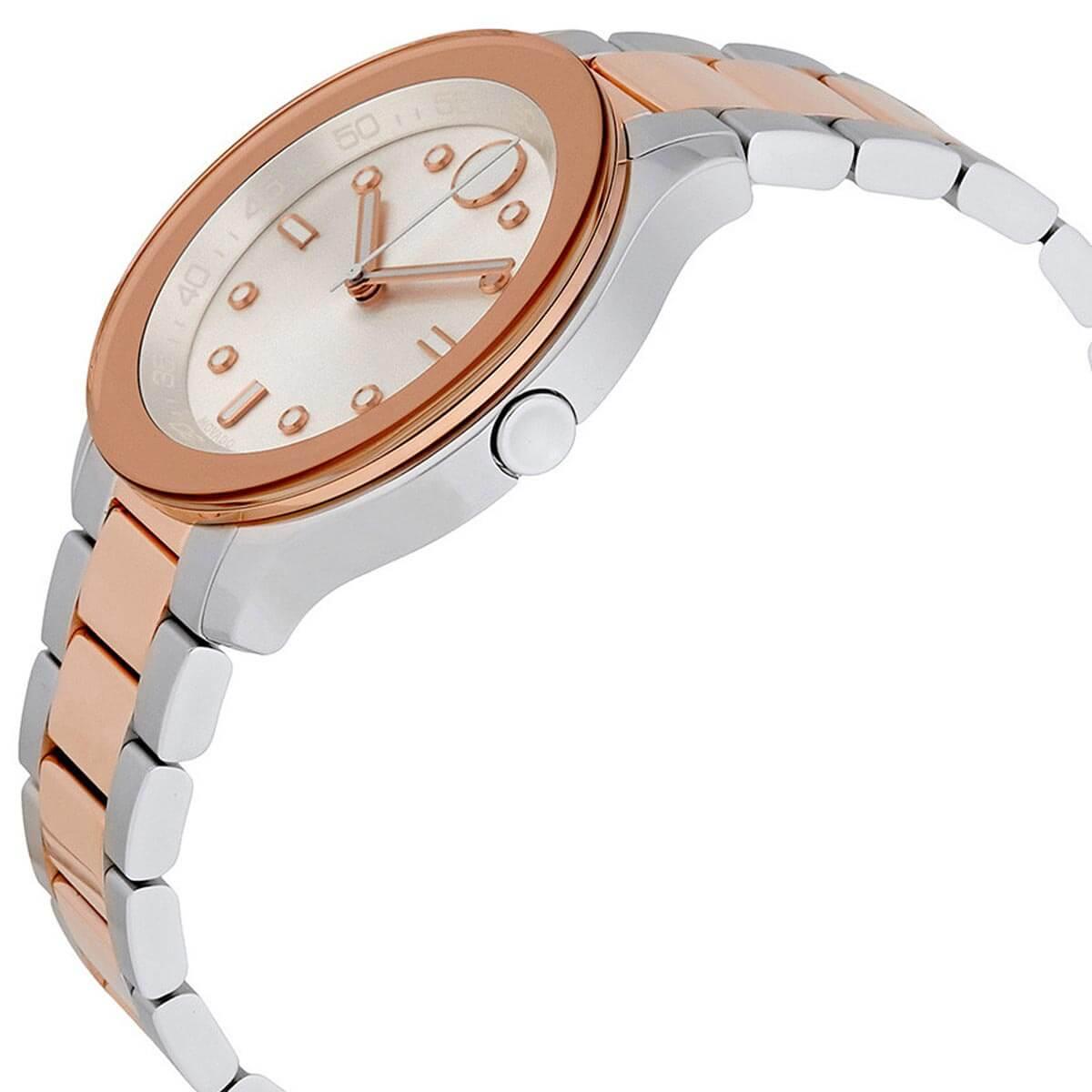 Movado Women's Watch - Bold Quartz Silver Tone Dial Two Tone Bracelet | 3600430