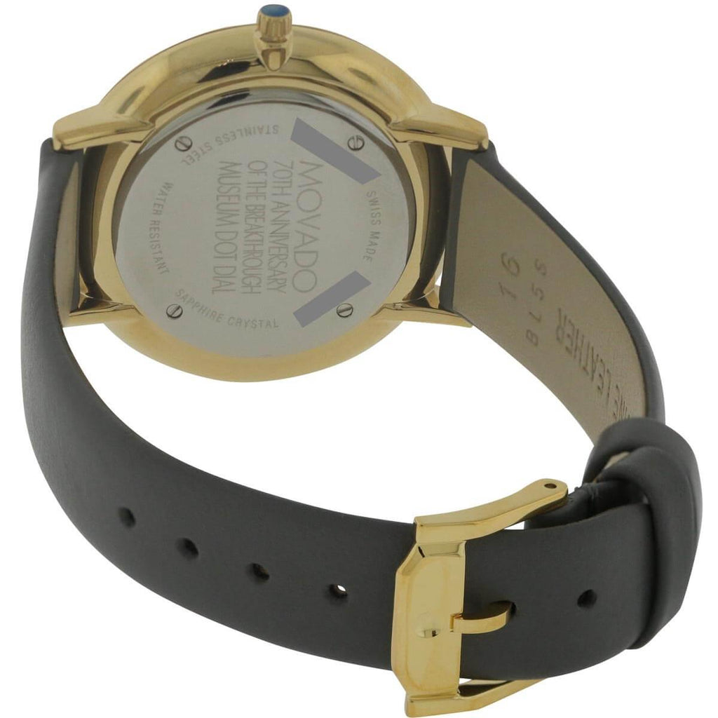 Movado Women's Watch - Museum 70th Anniversary Leather Strap Grey Dial | 0607140