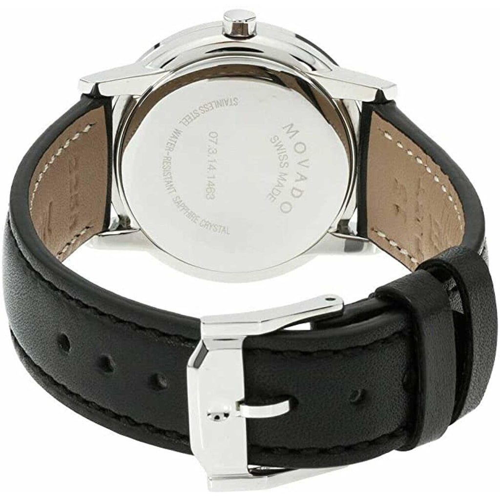 Movado Women's Watch - Museum Classic Silver Tone Case Blue Dial Strap | 0607318
