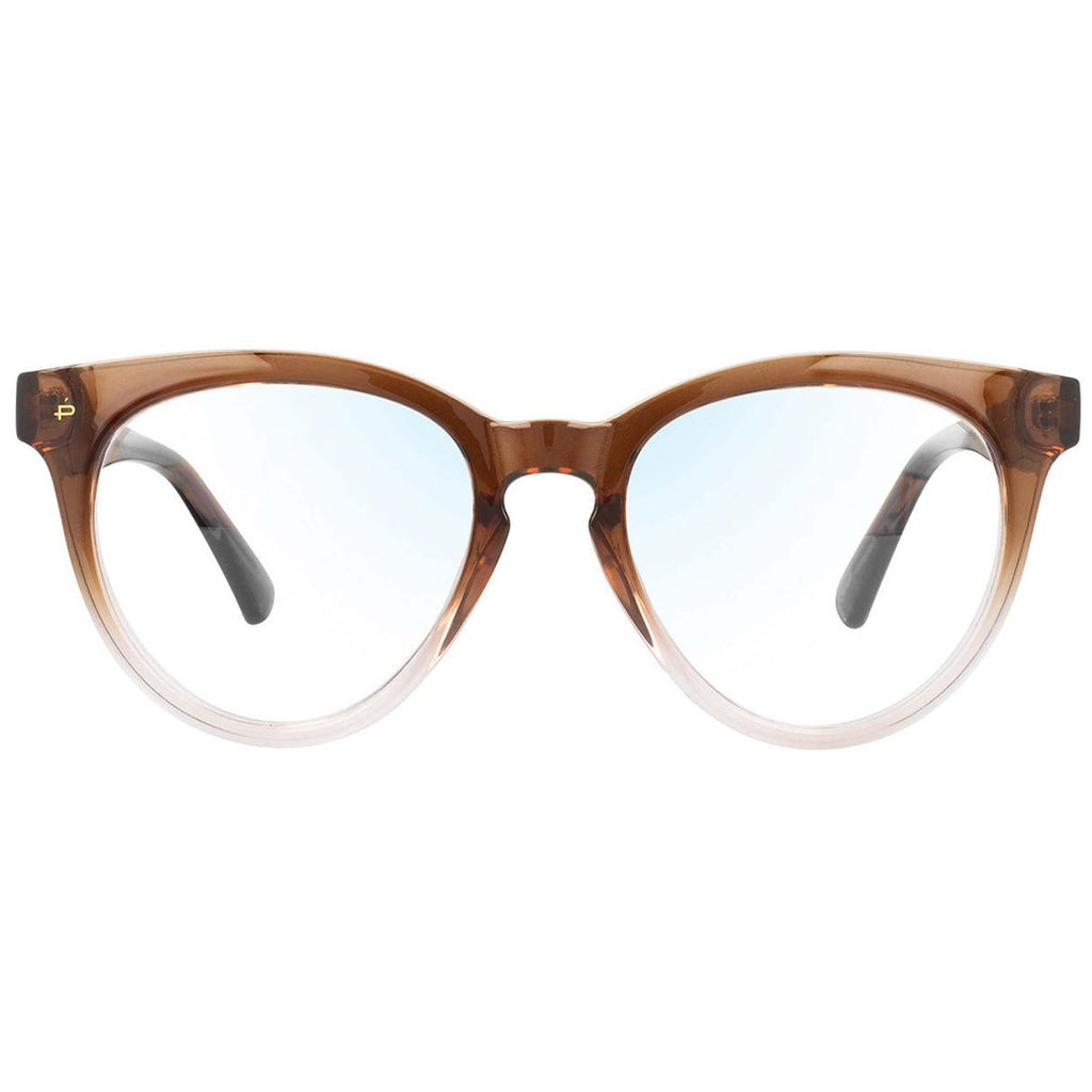 Prive Revaux Women's Eyeglasses - Blue Light Lens | The Julia-Deep Chocolate Tort