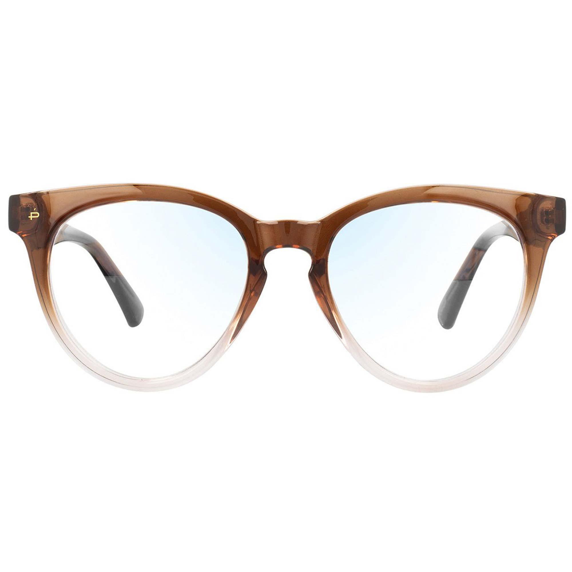 Prive Revaux Women's Eyeglasses - Blue Light Lens | The Julia-Deep Chocolate Tort
