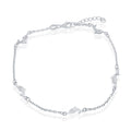Sterling Silver Dolphins Anklet