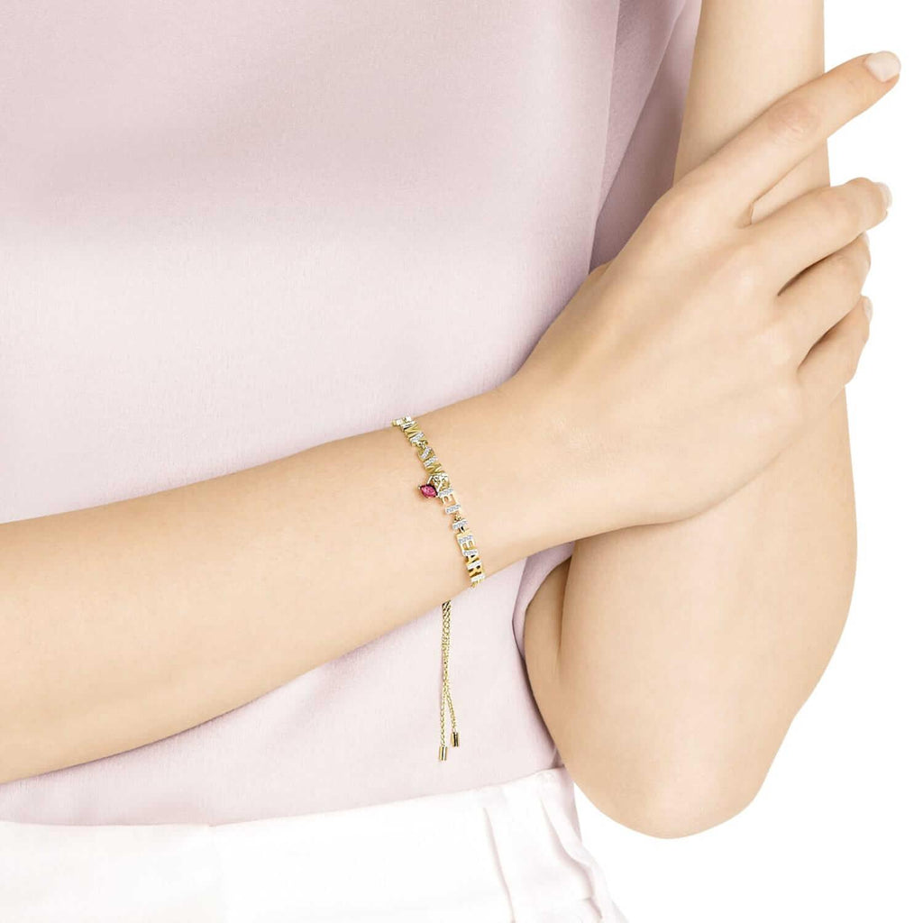 Swarovski Women's Bracelet - Melt Your Heart Yellow Gold Plated | 5446015