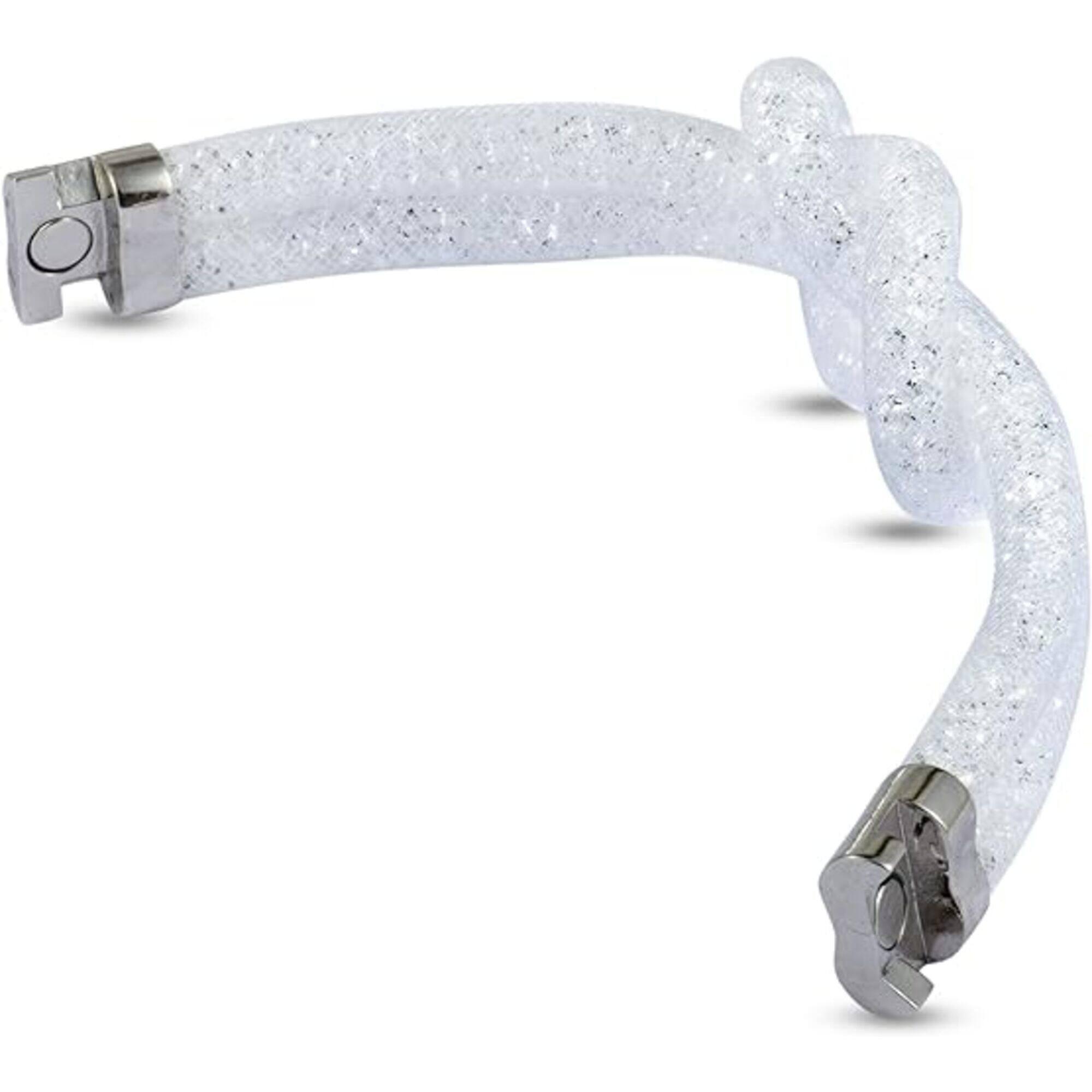 Swarovski Women's Bracelet - Stardust Fishnet Tube with White Crystal Knot | 5184175