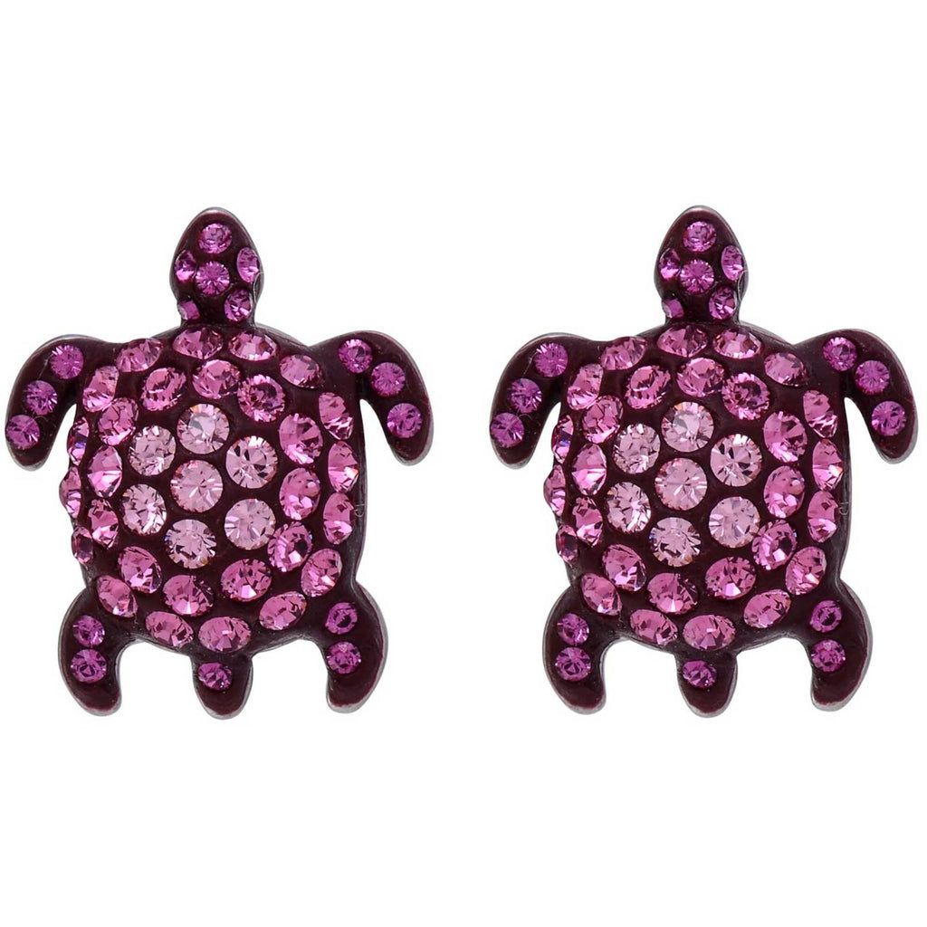 Swarovski Women's Earrings - Mustique Sea Life Rhodium Plated Pink Crystal | 5524396