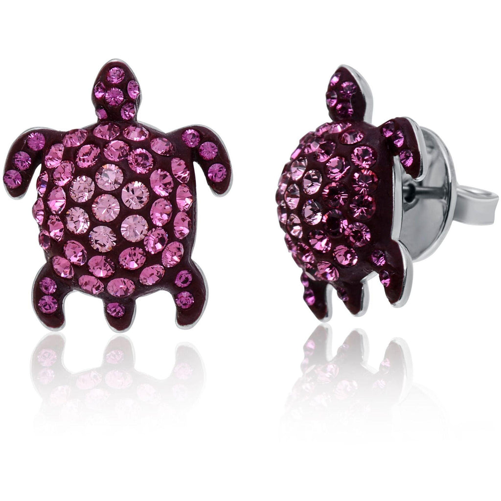 Swarovski Women's Earrings - Mustique Sea Life Rhodium Plated Pink Crystal | 5524396