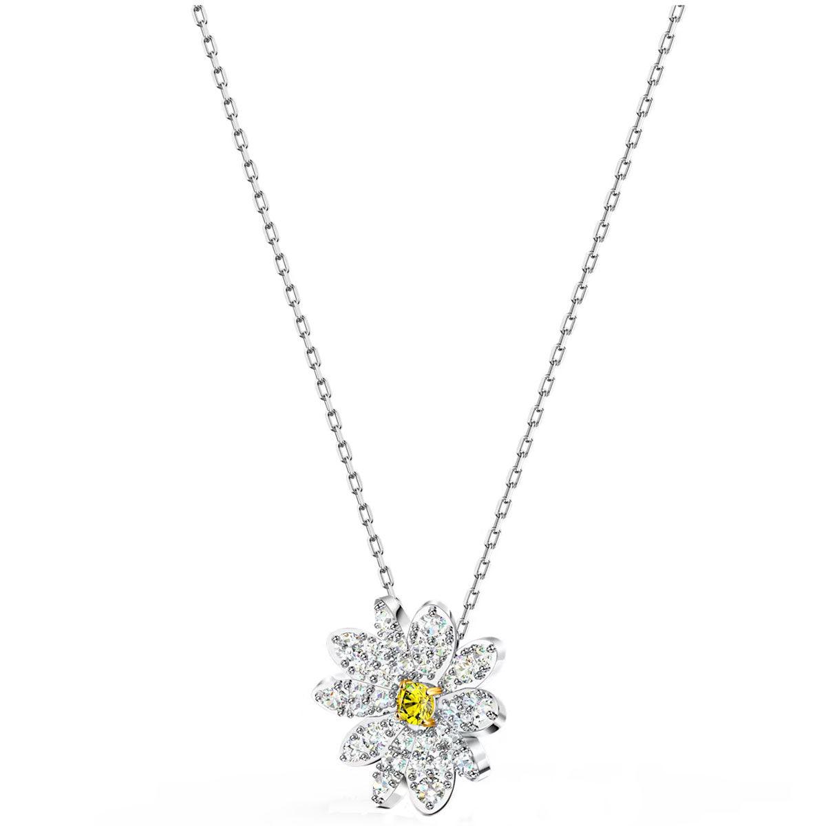 Swarovski Women's Pendant with Chain - Eternal Flower Crystals | 5512662