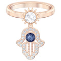 Swarovski Women's Ring - Swarovski Symbolic Hamsa Hand Motif, Size 8 | 5515442