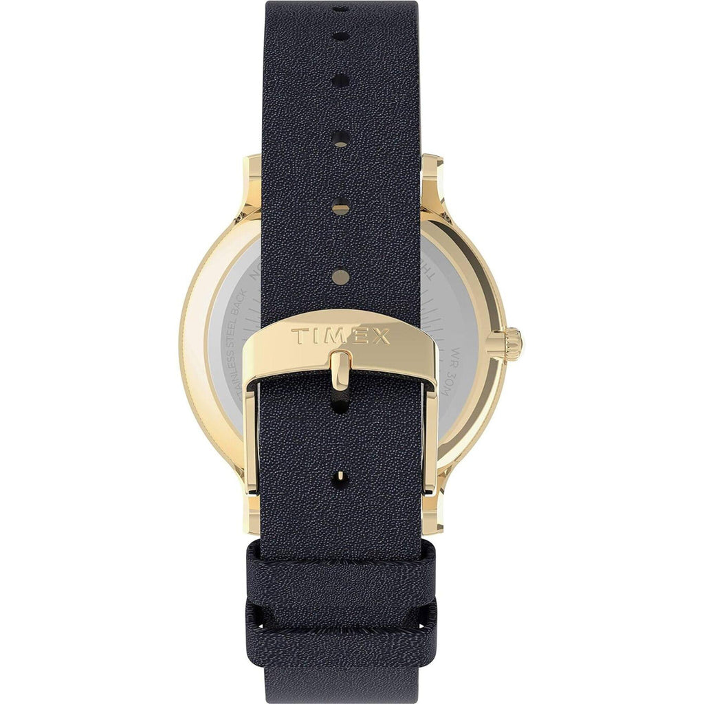 Timex Women's Dress Watch - Quartz White Dial Genuine Leather Strap | TW2V049009J