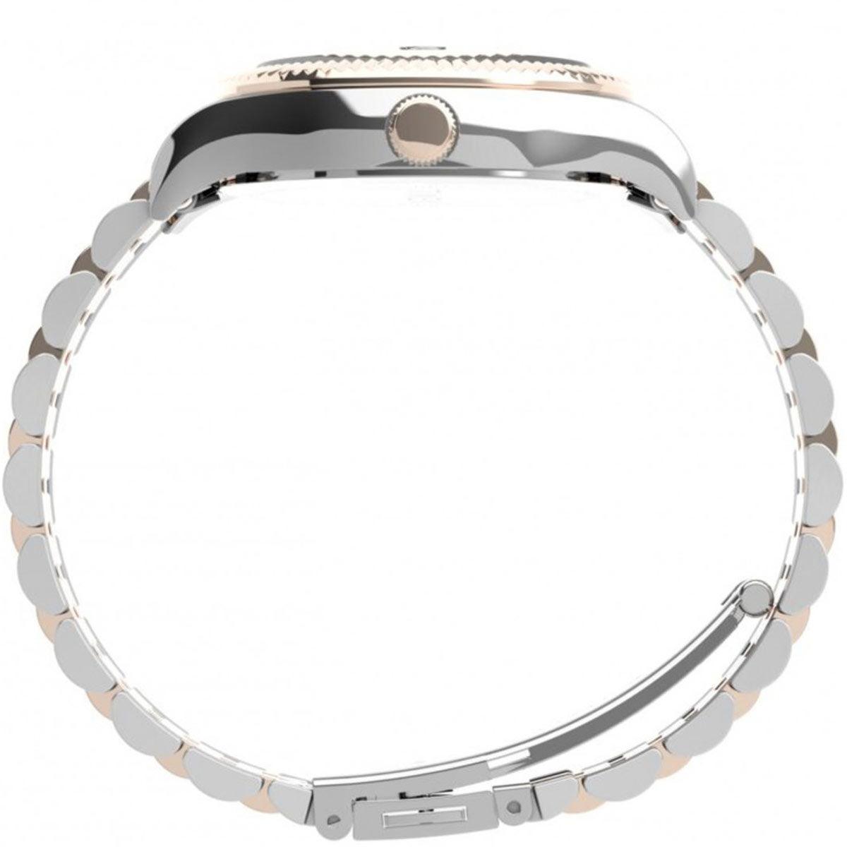 Timex Women's Quartz Watch - Waterbury Silver Dial Bracelet | TW2T87000VQ
