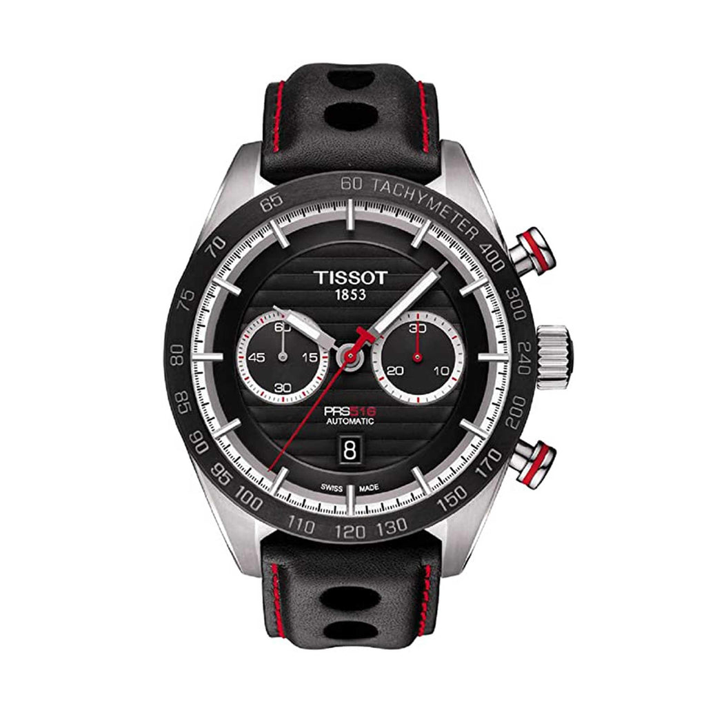 Tissot Men's Automatic Watch - T-Sport PRS 516 Black Dial Strap | T1004271605100