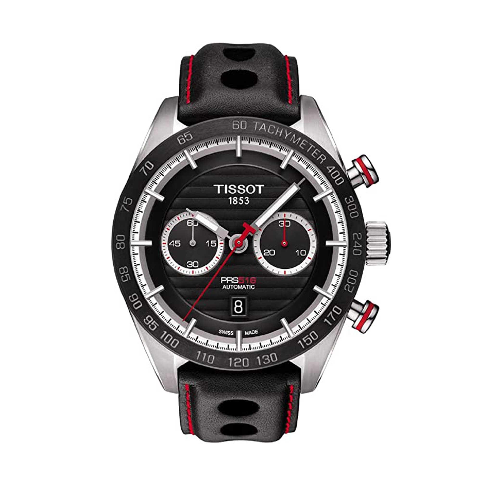 Tissot Men's Automatic Watch - T-Sport PRS 516 Black Dial Strap | T1004271605100