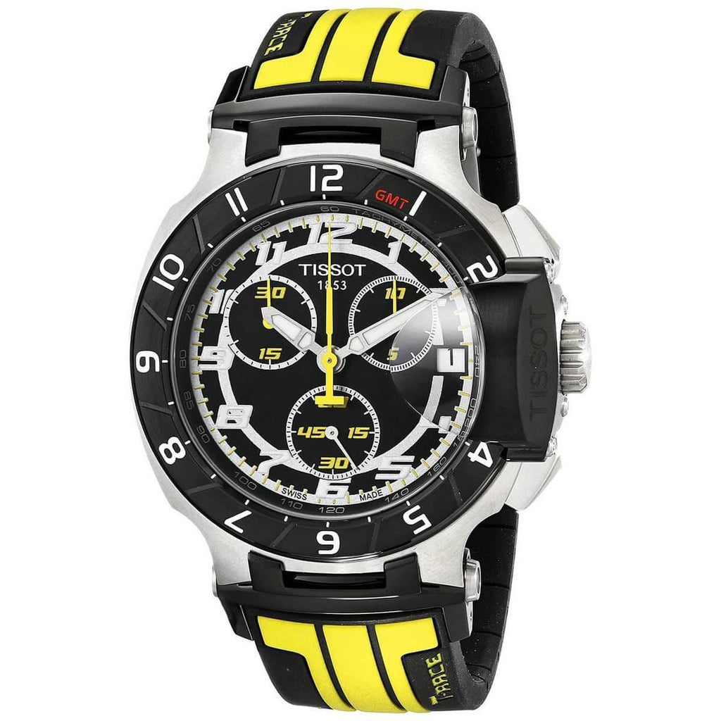 Tissot Men's Chronograph Watch - T-Race TT Black and Yellow Strap | T0484172705713