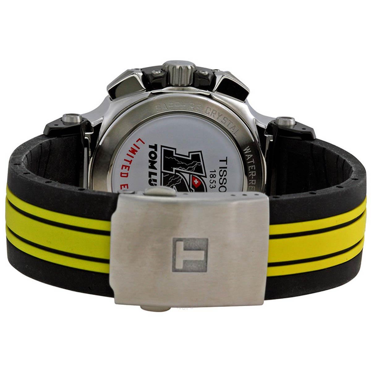 Tissot Men's Chronograph Watch - T-Race TT Black and Yellow Strap | T0484172705713