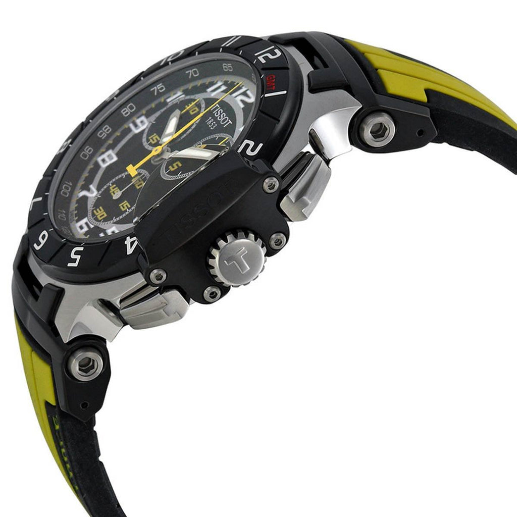 Tissot Men's Chronograph Watch - T-Race TT Black and Yellow Strap | T0484172705713
