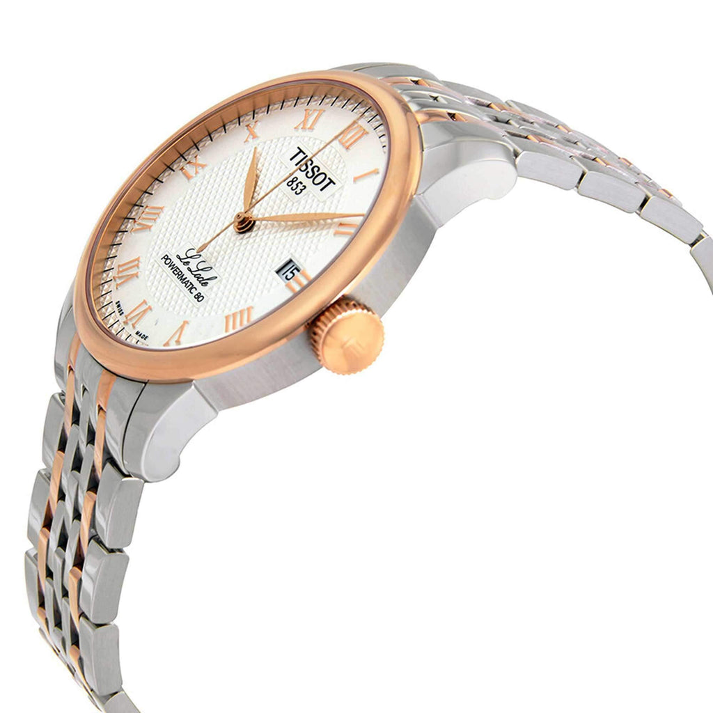 Tissot Men's Watch - Le Locle Powermatic 80 Silver/Rose Bracelet | T0064072203300